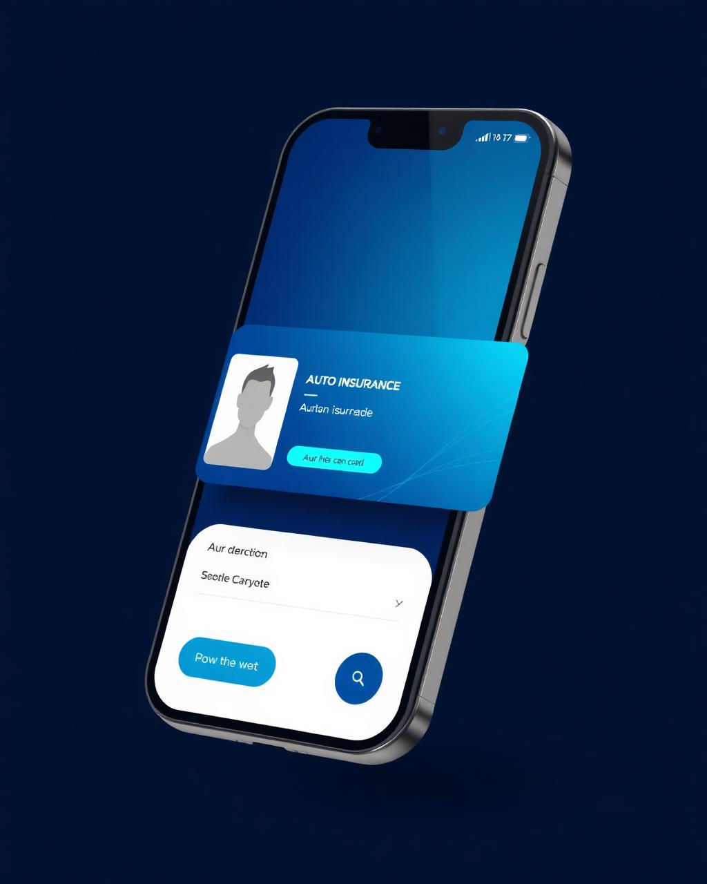Quick Choice digital insurance ID card on a mobile device
